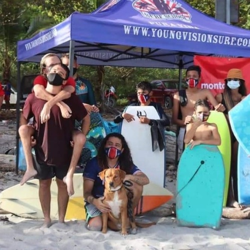 group of children and instructors for youth sports